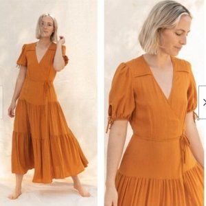 Christy Dawn August Dress in Turmeric